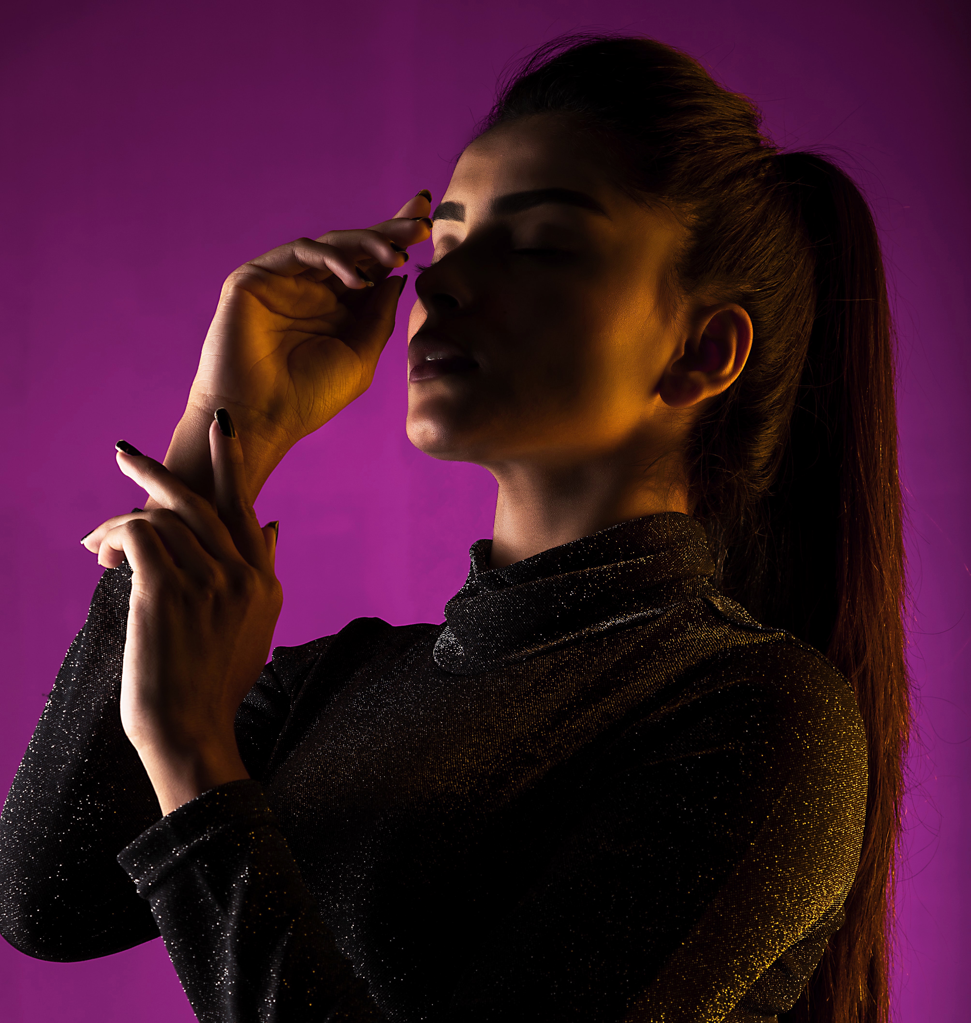 beauty school student model